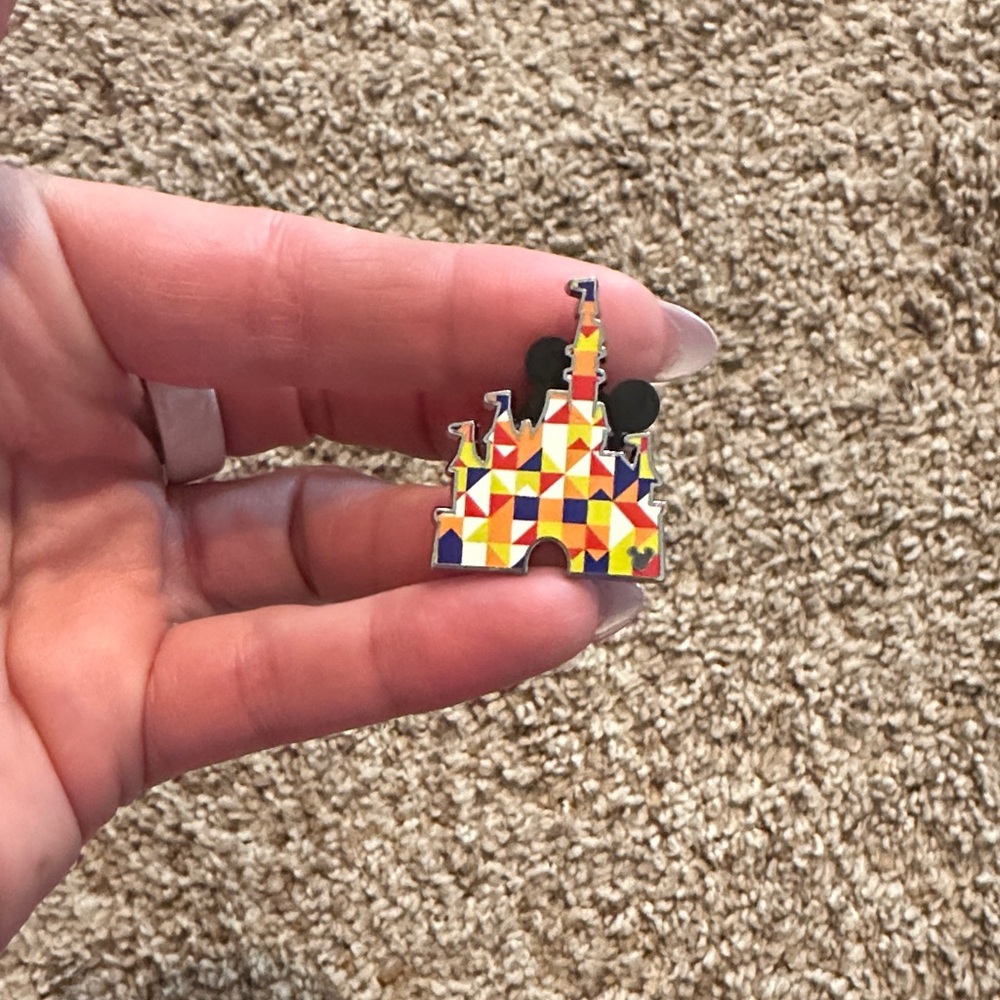2025 Hidden Disney Geometric Cinderella Castle from the Wave B "Castles" set